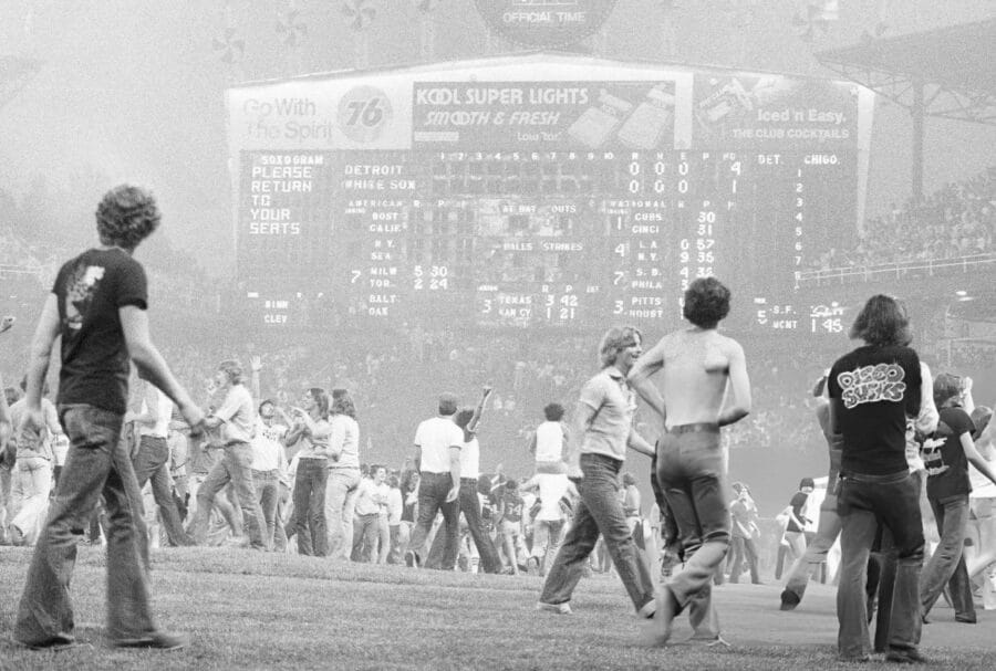 Disco Demolition Night (Photo Credit: United Press International, Public domain, via Wikimedia Commons)